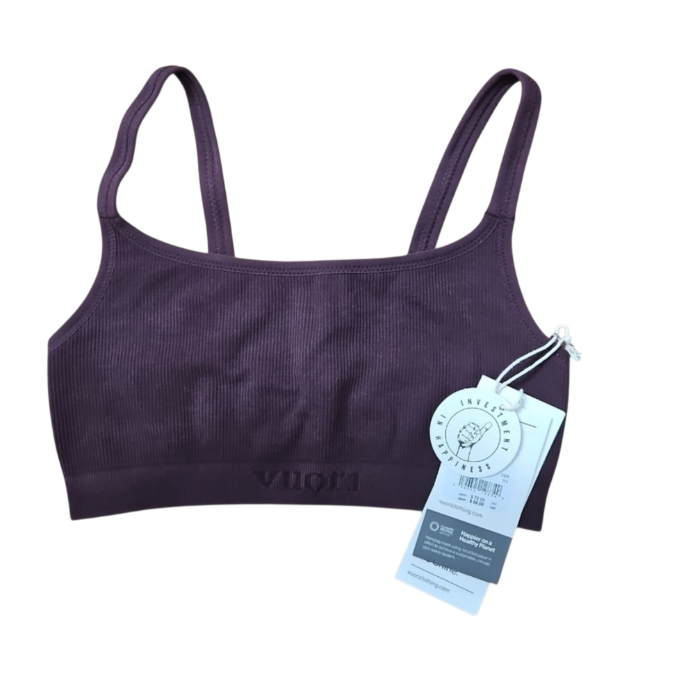 NWT Vuori Brown Sports Bra Light Support - Picture 4 of 5